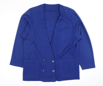 St Michael Women's Blue Cardigan Size 14