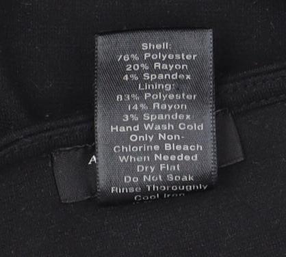 Ann Taylor Petite Black Floral Tank Top - M Women