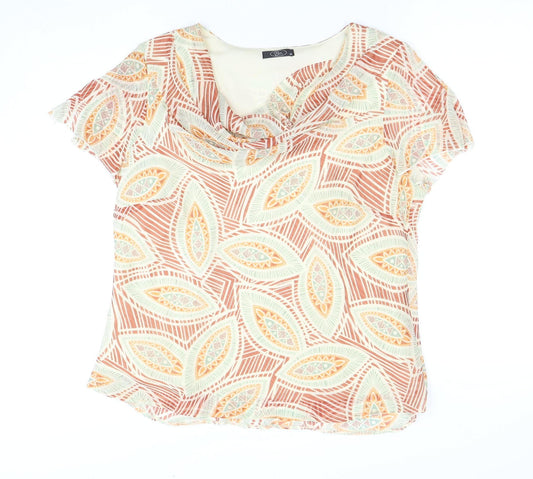 Womens UK Size 16 BM Multicoloured Basic Blouse