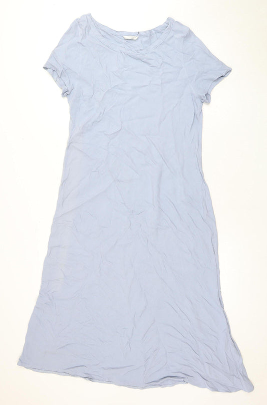 Marks and Spencer Women's Blue A-Line Dress, Size 12-14