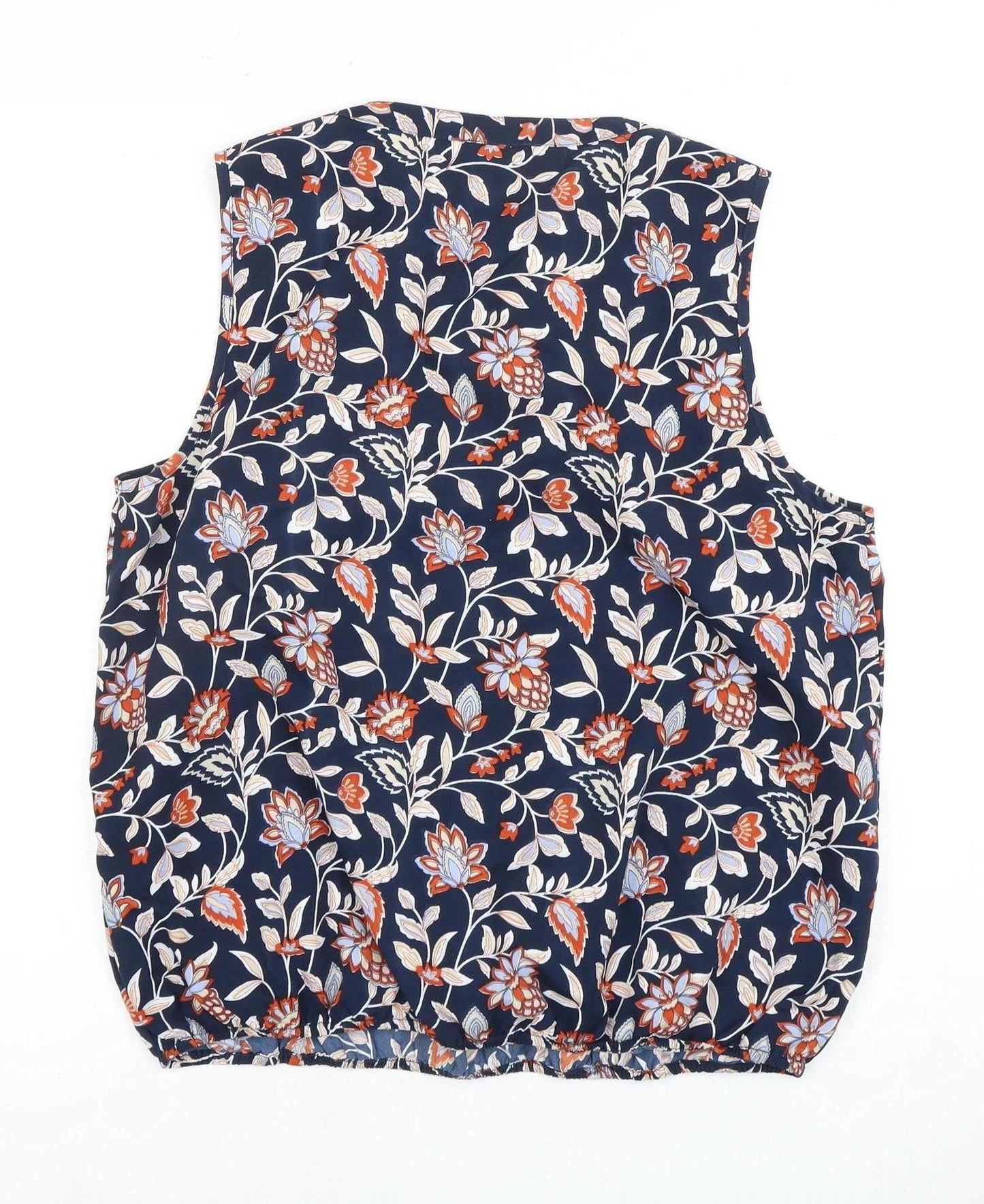 M&Co Women's Multicolored Petite Sleeveless Blouse