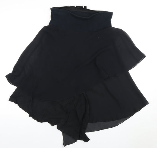 MNG Women's Black Asymmetric Skirt Size S