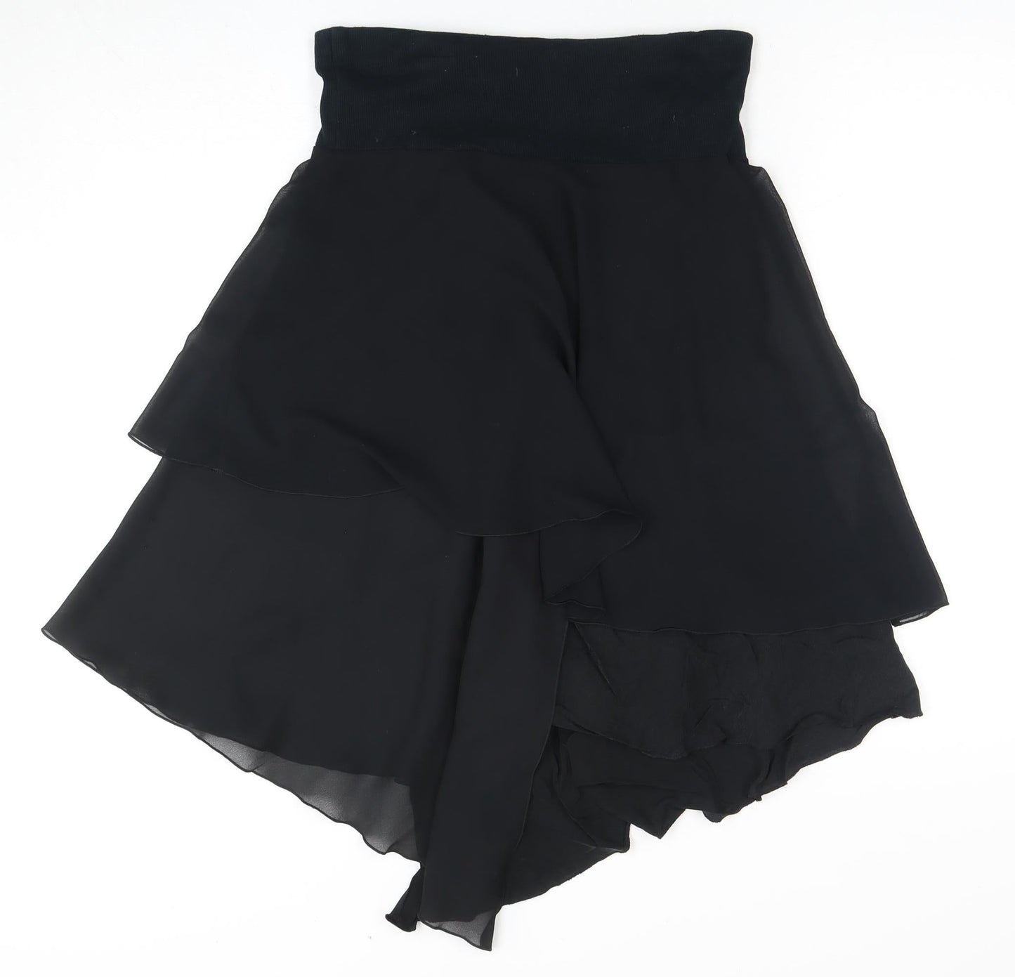 MNG Women's Black Asymmetric Skirt Size S