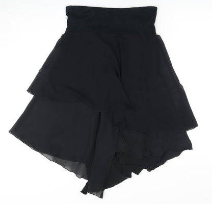 MNG Women's Black Asymmetric Skirt Size S