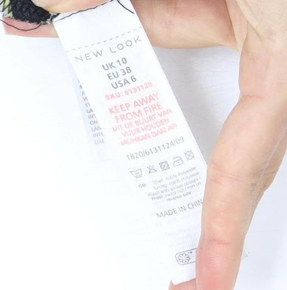 New Look Women's Midi A-Line Skirt, UK 10, Multicoloured