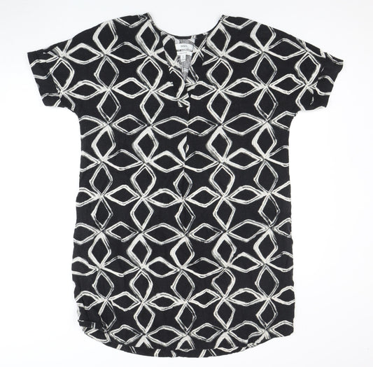 Marks and Spencer Women's Black Shift Dress, Size 14