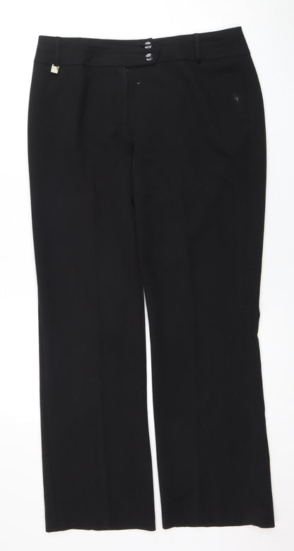 David Emanuel Women's Black Trousers Size 12