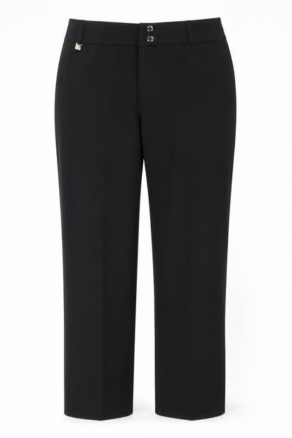 Womens UK Size 12 David Emanuel Regular Fit  Black Trousers