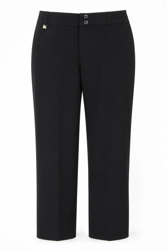 Womens UK Size 12 David Emanuel Regular Fit  Black Trousers