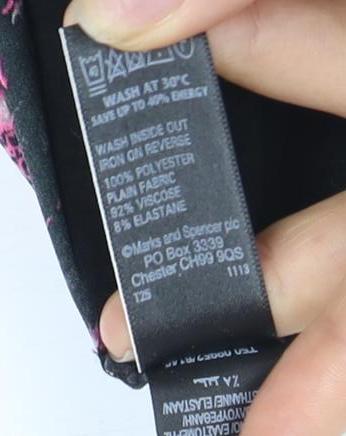 Autograph Women's Pink Geometric Short Sleeve T-Shirt