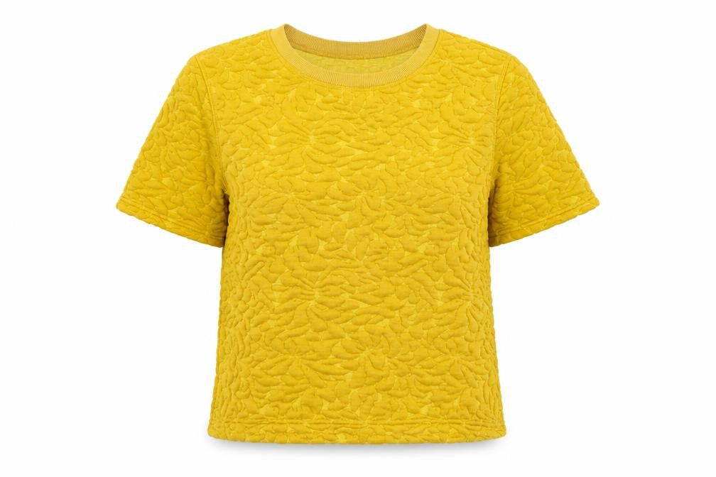 Womens UK Size S H&M Yellow Jersey Blouse