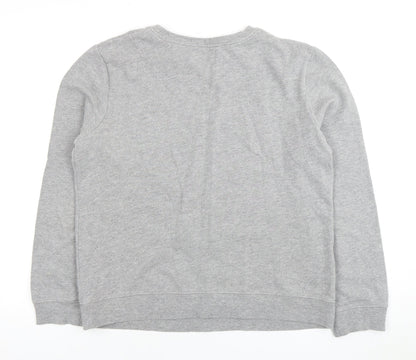 Topshop Women’s Grey Multicoloured Sweatshirt, Size 12