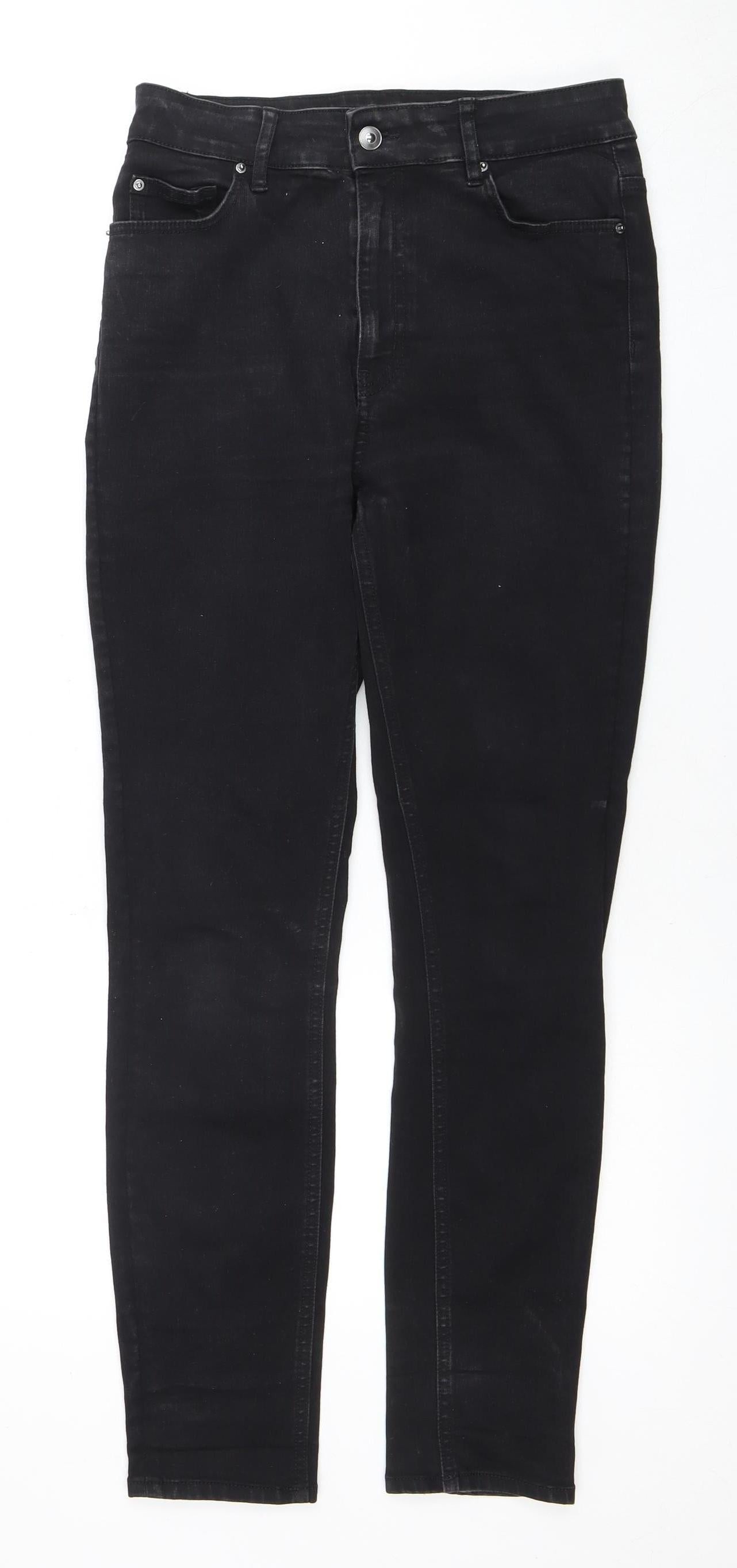 Womens UK Size 12 H&M  Skinny Black Jeans