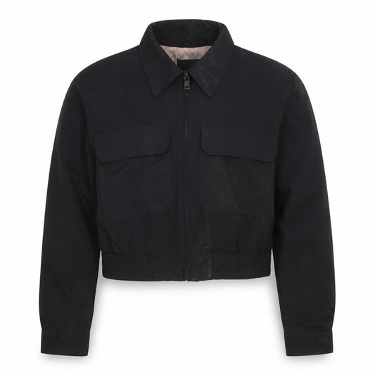 Womens UK Size L MNG Black Bomber Jacket