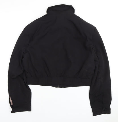 Womens UK Size L MNG Black Bomber Jacket