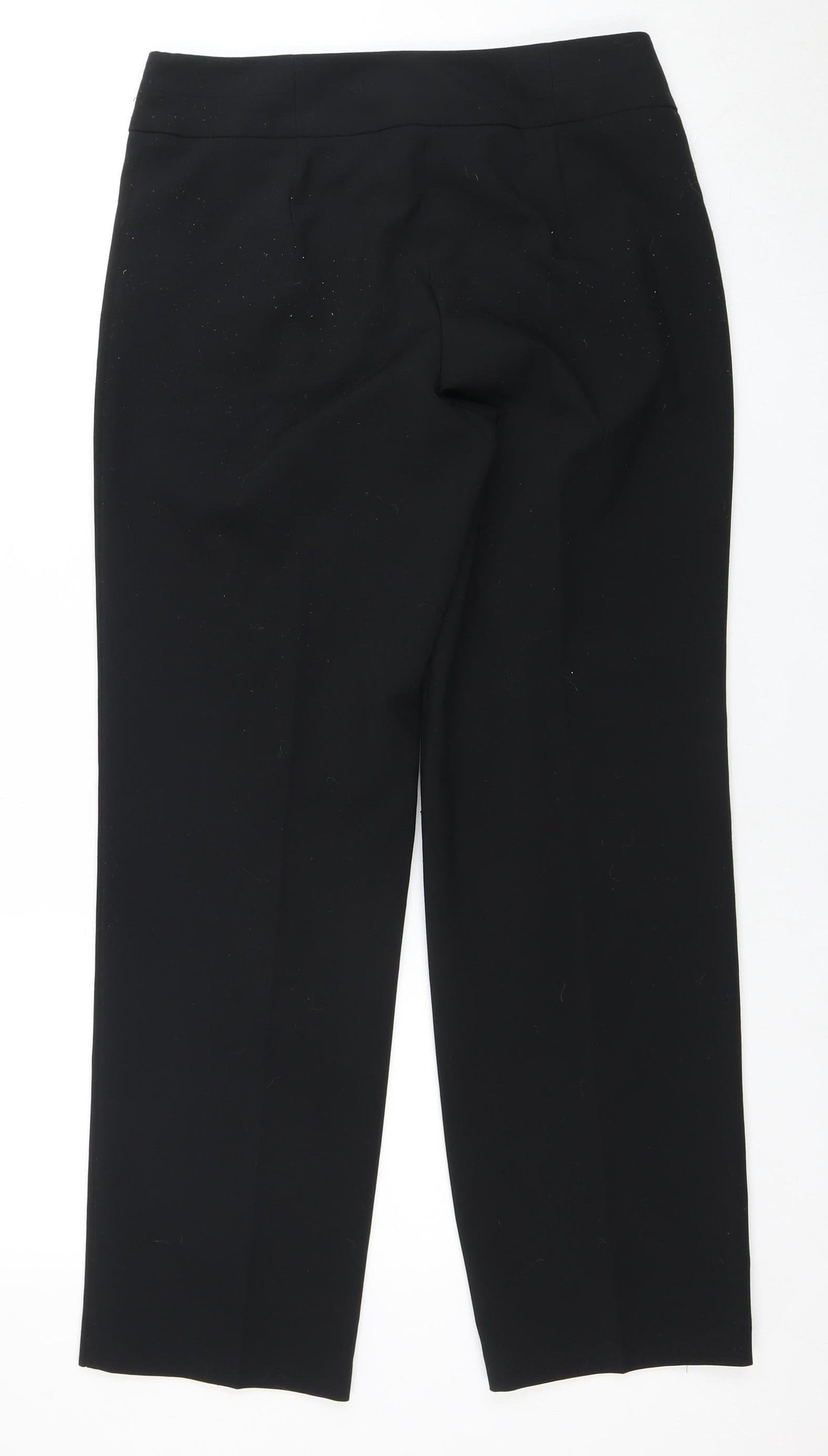 Womens UK Size 10 Marks and Spencer Regular Fit  Black Trousers