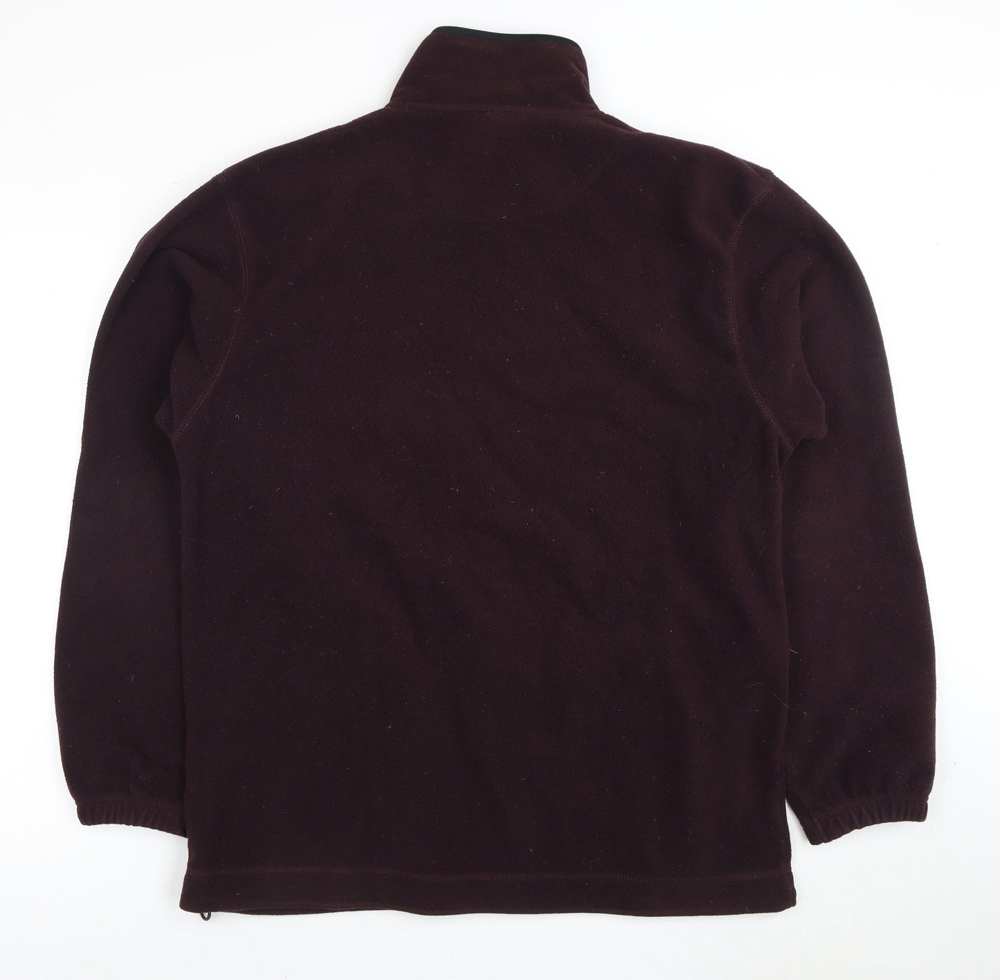 Zantos Men's Purple Fleece Jacket L Casual Zip