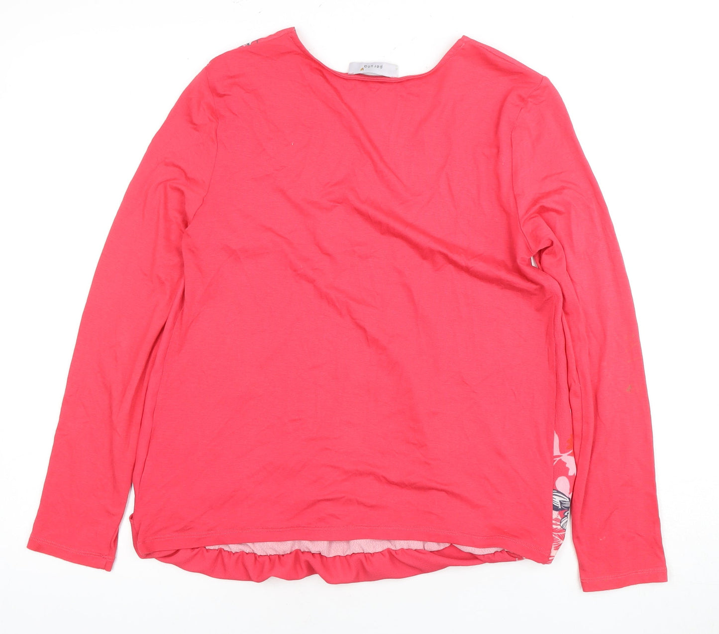 Marks and Spencer Women's Pink Floral Wrap Blouse Size 10
