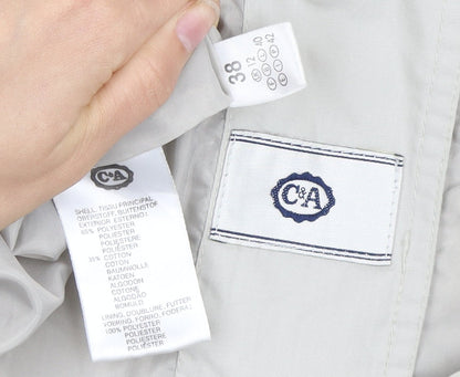 Womens UK Size 10 C&A Beige Basic Jacket