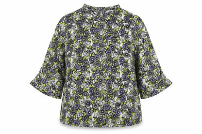Womens UK Size 12 NEXT Multicoloured Basic Blouse