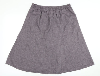 Damart Women's Grey A-Line Skirt Size 18