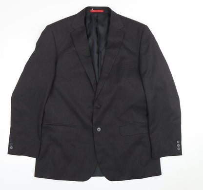 Mens UK Size 42 Burton Regular Black Suit Jacket