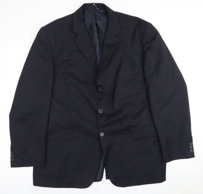 Mens UK Size 46 Burton Regular Blue Suit Jacket