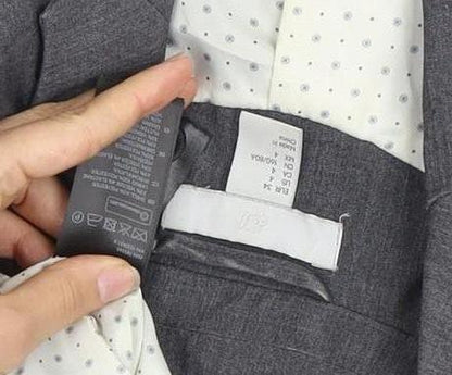 H&M Grey Women's Slim Fit Suit Jacket UK 6