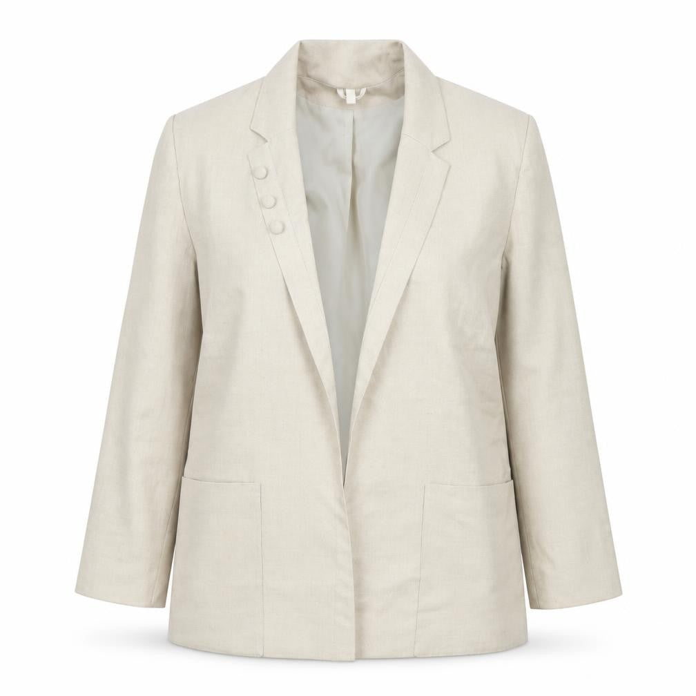 Womens UK Size 46 C&A Regular Beige Blazer