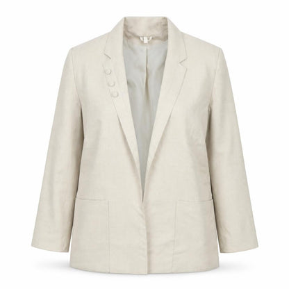 Womens UK Size 46 C&A Regular Beige Blazer