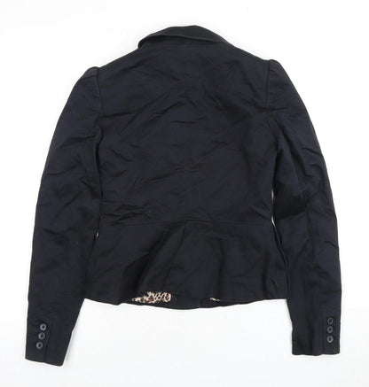 H&M Women's Black Blazer, Size 8, Regular Fit