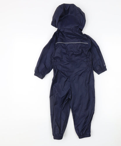 Regatta Unisex Blue Snowsuit 12-18 Months Hooded Waterproof