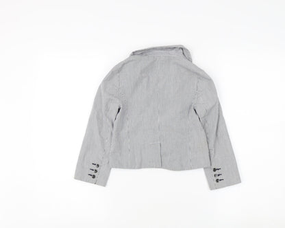 Gap Kids Grey Pinstripe Blazer for Girls - Size S