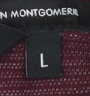 Colin Montgomerie Men's Polo Shirt, Large, Red