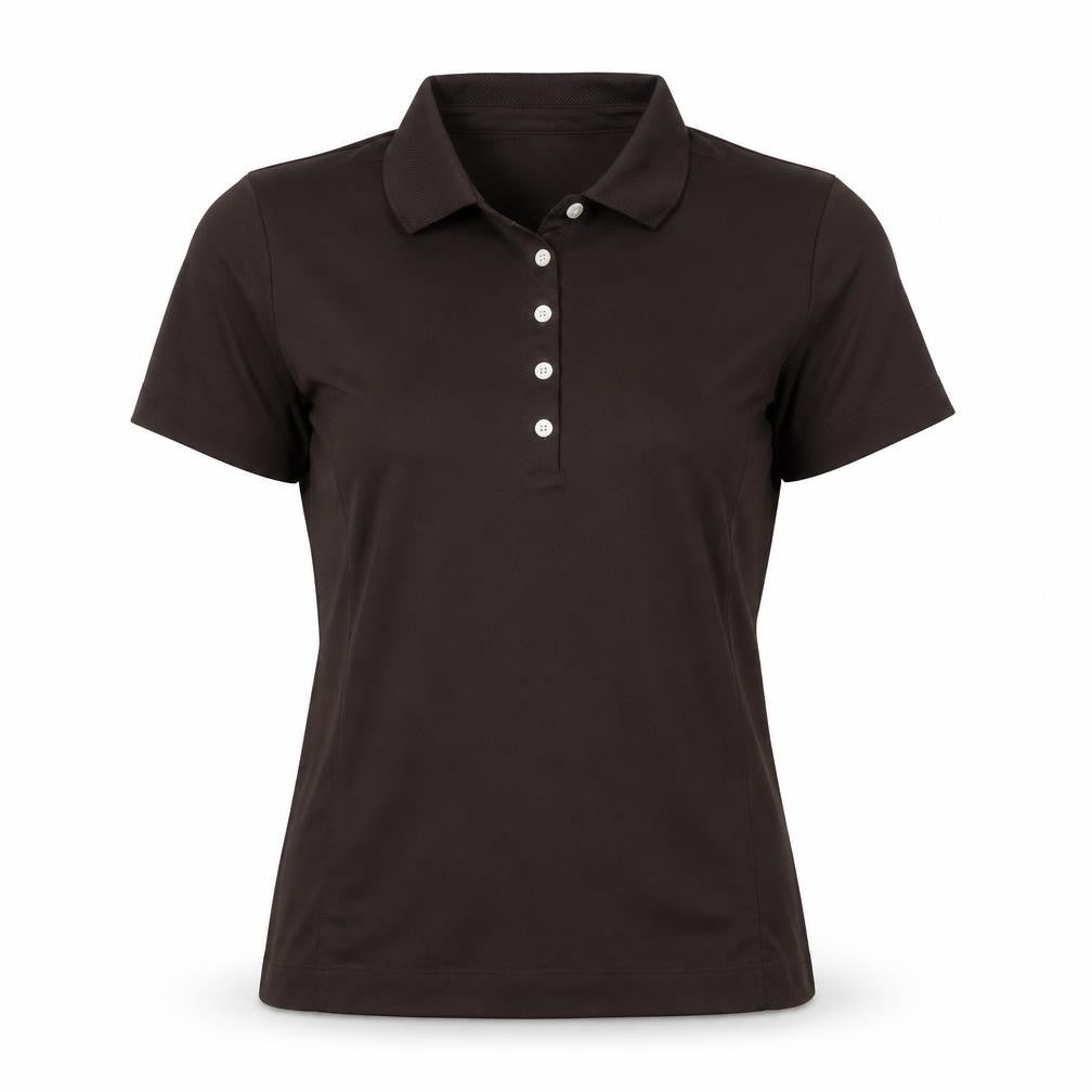 Womens UK Size M Nike Brown Basic Polo