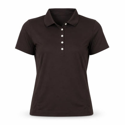 Womens UK Size M Nike Brown Basic Polo