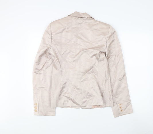 Coast Beige Women's Blazer, Size 12, Notch Lapel