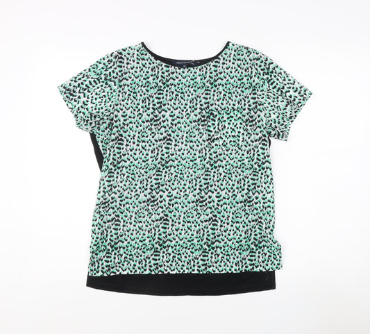 Womens UK Size XS French Connection Multicoloured Basic T-Shirt