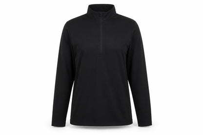 Front view of Peter Storm unisex black sweatshirt, size S, for outdoors