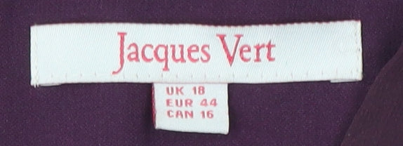 Jacques Vert Women's Purple Floral Blouse Size 18