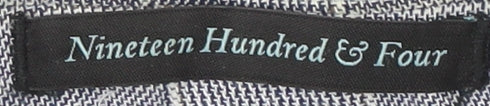 Nineteen Hundred & Four Men's Grey Slim Fit Blazer - 40R