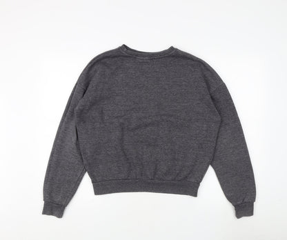 Womens UK Size XS Harry Potter Grey Pullover Sweatshirt