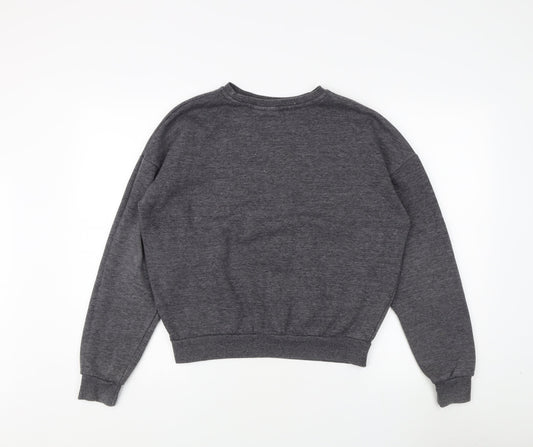 Womens UK Size XS Harry Potter Grey Pullover Sweatshirt