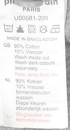 Pierre Cardin Men's Grey L Polo Shirt Short Sleeve