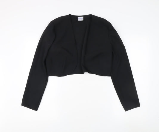 Mackays Women's Black Cropped Jacket, Size 12