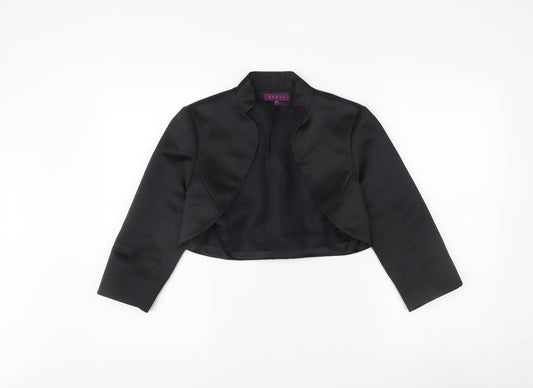 Début Women's Black Cropped Jacket Size 6