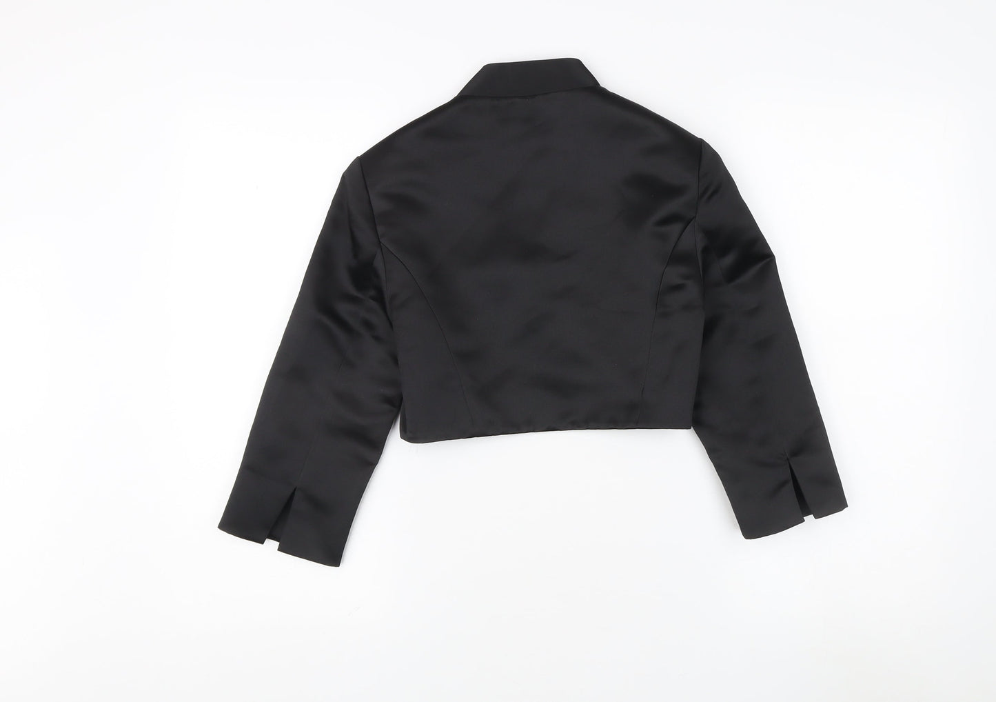 Début Women's Black Cropped Jacket Size 6