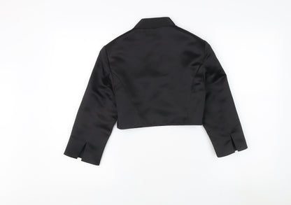 Début Women's Black Cropped Jacket Size 6