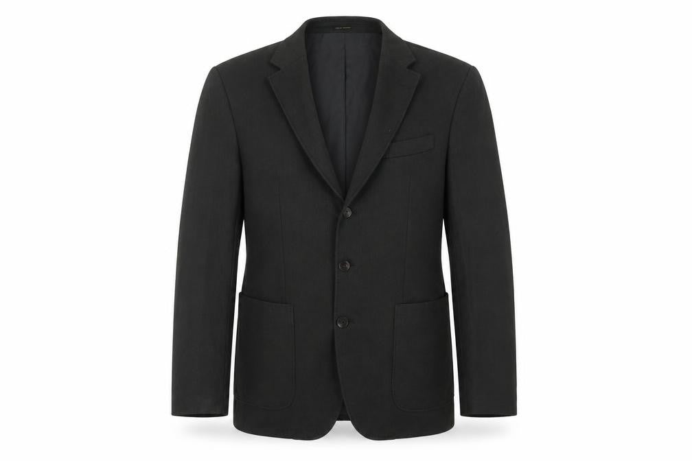Mens UK Size 40 Massimo Dutti Regular Black Suit Jacket