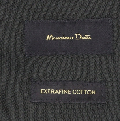 Mens UK Size 40 Massimo Dutti Regular Black Suit Jacket